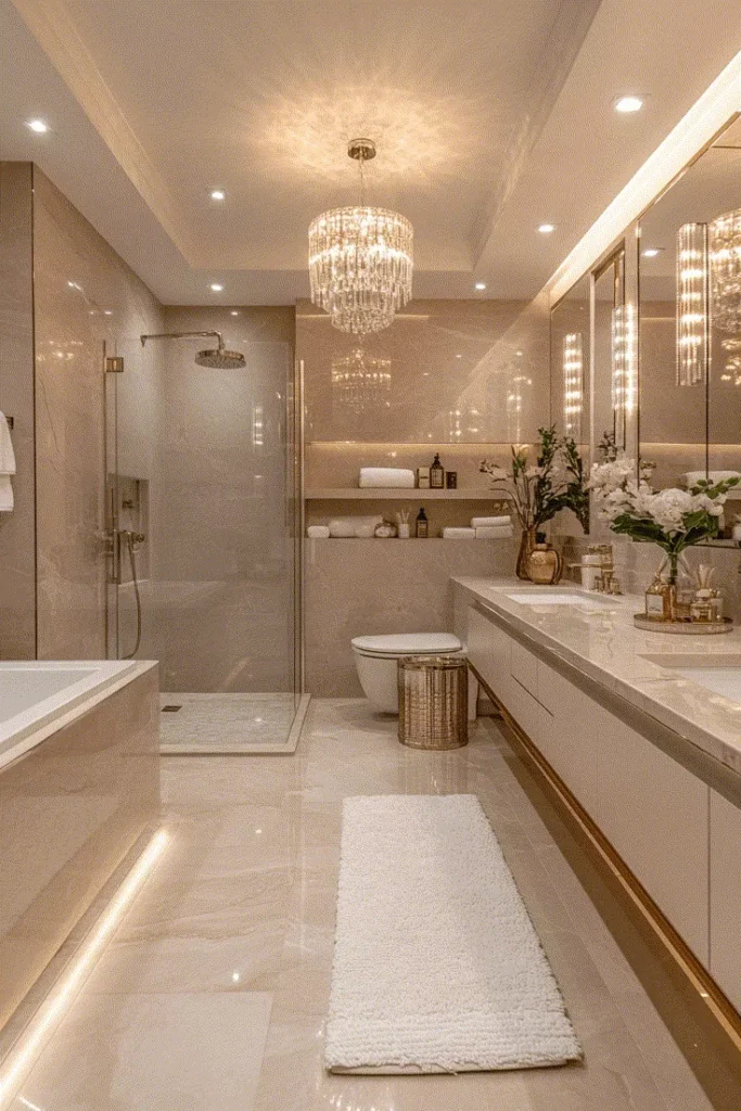 modern master bath decor ideas